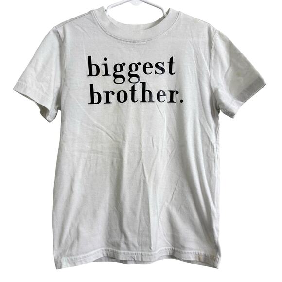 Biggest Brother Custom Made T Shirt Size Small 6/7 - Picture 1 of 3